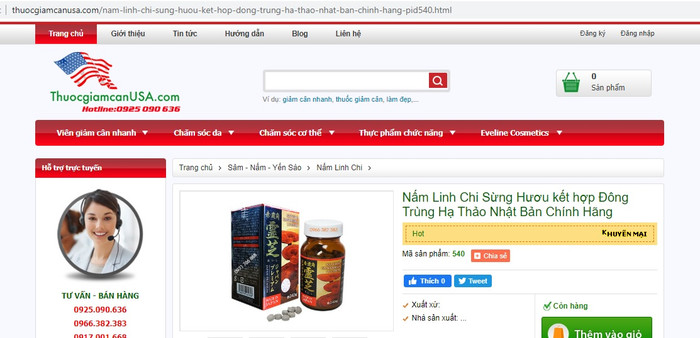 Đây là một trong những website mà Cục An toàn thực phẩm chỉ rõ có vi phạm quảng cáo. Đây là một trong những website mà Cục An toàn thực phẩm chỉ rõ có vi phạm quảng cáo.