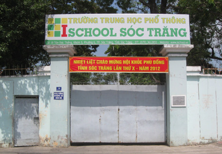 Trường THPT iSchool Sóc Trăng nơi xảy ra sự việc Trường THPT iSchool Sóc Trăng nơi xảy ra sự việc