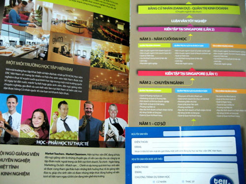 Tờ rơi quảng cáo chương trình ERC phát ngày 15.11 và tờ phiếu thông báo thưởng 100 USD tiền mặt khi giới thiệu một học viên đăng ký học Tờ rơi quảng cáo chương trình ERC phát ngày 15.11 và tờ phiếu thông báo thưởng 100 USD tiền mặt khi giới thiệu một học viên đăng ký học