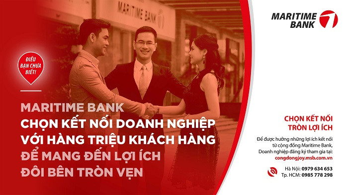 Cộng đồng JOY Maritime Bank đồng hành cùng các doanh nghiệp. Cộng đồng JOY Maritime Bank đồng hành cùng các doanh nghiệp.