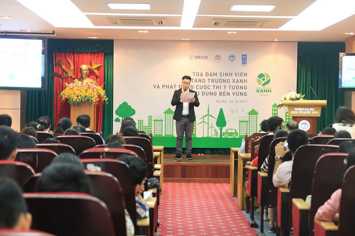 Hình ảnh của buổi tọa đàm "Hành trình xanh".