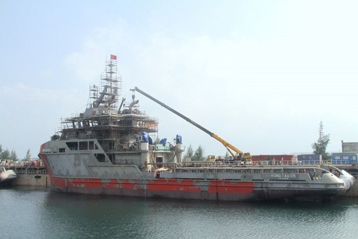 Tàu Vũng Tàu 05 sẽ được hoàn thiện và bàn giao vào tháng 12/2017. Tàu Vũng Tàu 05 sẽ được hoàn thiện và bàn giao vào tháng 12/2017.