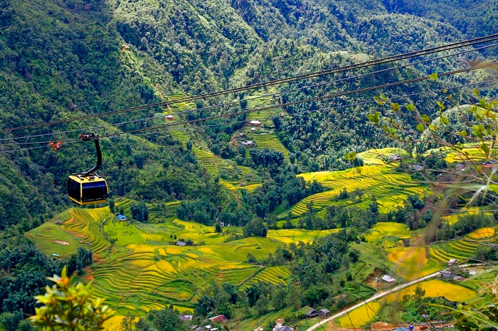 Hình ảnh cáp treo Fansipan tại khu du lịch Sun World Fansipan Legend. Hình ảnh cáp treo Fansipan tại khu du lịch Sun World Fansipan Legend.