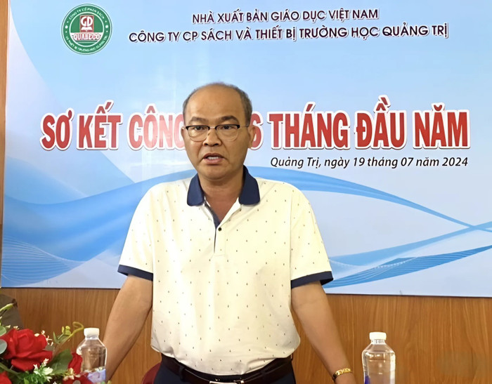 Ông Nguyễn Quốc Huy - Giám đốc Công ty Cổ phần Sách và Thiết bị trường học Quảng Trị. (Ảnh: NVCC) Anh Huy.jpeg