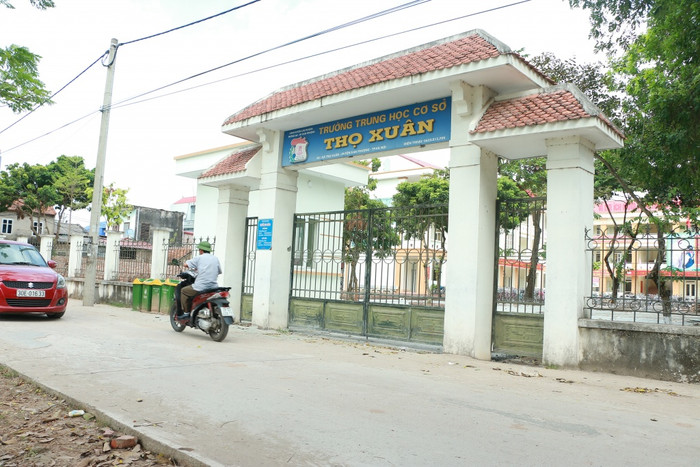 Trường trung học cơ sở Thọ Xuân (huyện Đan Phượng, Hà Nội). Ảnh: vietnammoi.vn Trường trung học cơ sở Thọ Xuân (huyện Đan Phượng, Hà Nội). Ảnh: vietnammoi.vn