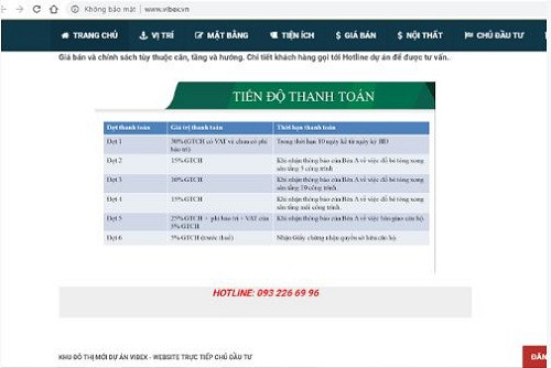 Thông tin về dự án, giá bán được công khai tại website: vibex.vn. Thông tin về dự án, giá bán được công khai tại website: vibex.vn.