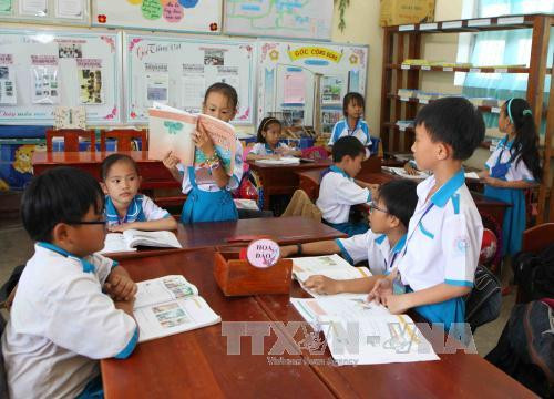Mô hình lớp học VNEN (Ảnh minh họa: TTXVN). Mô hình lớp học VNEN (Ảnh minh họa: TTXVN).