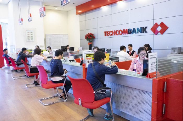 Ngân hàng Techcombank.