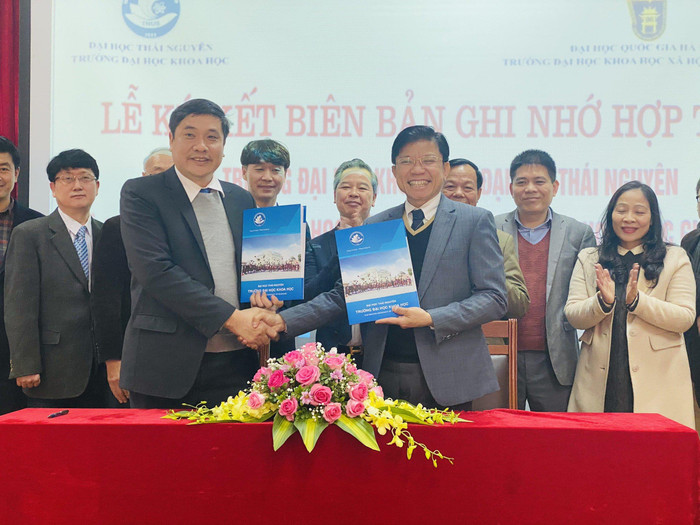 Trường Đại học Khoa học (Đại học Thái Nguyên) liên tục có nhiều hợp tác phát triển nghiên cứu khoa học trong những năm qua. Trường Đại học Khoa học (Đại học Thái Nguyên) liên tục có nhiều hợp tác phát triển nghiên cứu khoa học trong những năm qua.