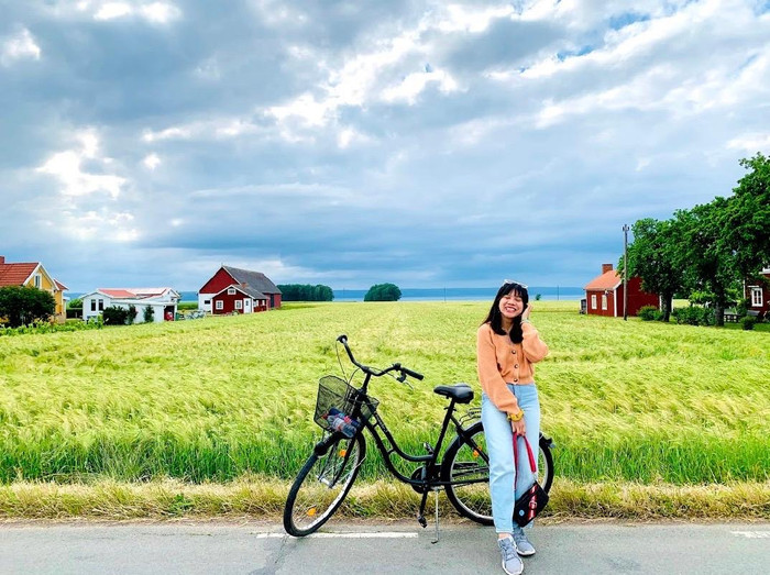 Đinh Thị Mỹ Duyên – cựu sinh viên Đại học Ngoại thương Thành phố Hồ Chí Minh xuất sắc chinh phục học bổng bậc thạc sĩ của Chính phủ Thụy Điển. Ảnh: Nhân vật cung cấp.