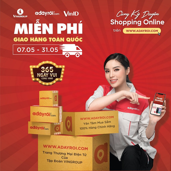 Khách hàng chỉ cần ngồi một chỗ click chuột mua sắm và được Adayroi giao hàng tận nơi mà không lo phụ phí. Khách hàng chỉ cần ngồi một chỗ click chuột mua sắm và được Adayroi giao hàng tận nơi mà không lo phụ phí.