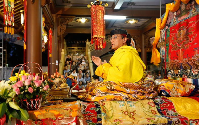 Đức Pháp Vương Gyalwang Drukpa. ảnh: Giáo dục Việt Nam.