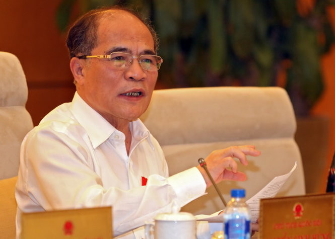 Chủ tịch Quốc hội Nguyễn Sinh Hùng: “Người nước ngoài sống lâu đời tại Việt Nam mà luật này không nói gì cho họ lập hội thì họ buồn lắm”. ảnh: quochoi.vn Chủ tịch Quốc hội Nguyễn Sinh Hùng: “Người nước ngoài sống lâu đời tại Việt Nam mà luật này không nói gì cho họ lập hội thì họ buồn lắm”. ảnh: quochoi.vn