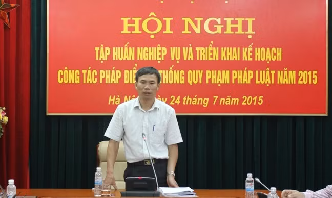 Ông Đồng Ngọc Ba trúng tuyển trở thành Cục trưởng Cục Kiểm tra Văn bản quy phạm pháp luật. ảnh: Bộ Tư pháp Ông Đồng Ngọc Ba trúng tuyển trở thành Cục trưởng Cục Kiểm tra Văn bản quy phạm pháp luật. ảnh: Bộ Tư pháp