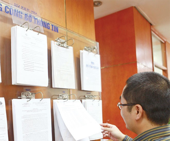 Chính phủ yêu cầu các doanh nghiệp nhà nước phải công bố 9 loại thông tin theo định kỳ. ảnh: ĐT Chứng khoán.