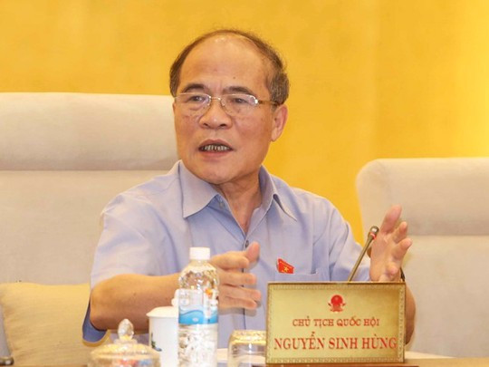 Chủ tich Quốc hội Nguyễn Sinh Hùng: "Tác dụng của Bộ Tư pháp rất yếu. Kiến nghị người ta nghe thì nghe, không nghe thì thôi". ảnh: quoc hoi.vn Chủ tich Quốc hội Nguyễn Sinh Hùng: "Tác dụng của Bộ Tư pháp rất yếu. Kiến nghị người ta nghe thì nghe, không nghe thì thôi". ảnh: quoc hoi.vn