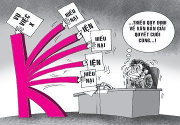 Chính sách pháp luật còn nhiều điểm bất cập dẫn tới khiếu nại kéo dài.