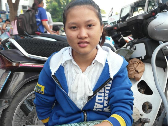 Thí sinh Trần Ngọc Phương Trà - Ảnh Dương Cầm