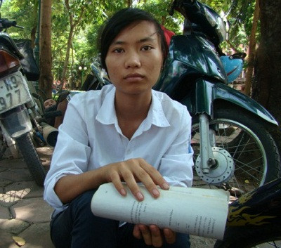 Thí sinh Dương Ánh Nguyệt - Ảnh: Bích Thảo