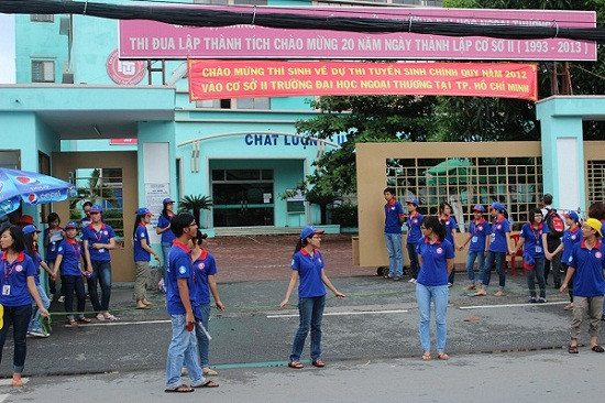 Năm nay, tỷ lệ thi vào ĐH Ngoại thương TPHCM giảm mạnh (Ảnh: Lê Huyền) Năm nay, tỷ lệ thi vào ĐH Ngoại thương TPHCM giảm mạnh (Ảnh: Lê Huyền)