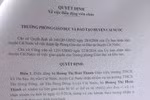 Giáo viên kiện Trưởng phòng giáo dục vì bị điều động