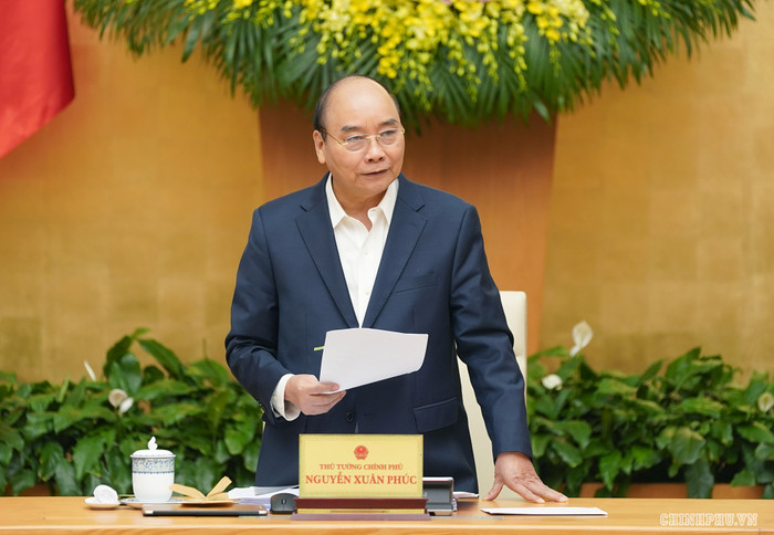 Thủ tướng Chính phủ Nguyễn Xuân Phúc phát biểu tại phiên họp. Ảnh VGP/Quang Hiếu Thủ tướng Chính phủ Nguyễn Xuân Phúc phát biểu tại phiên họp. Ảnh VGP/Quang Hiếu