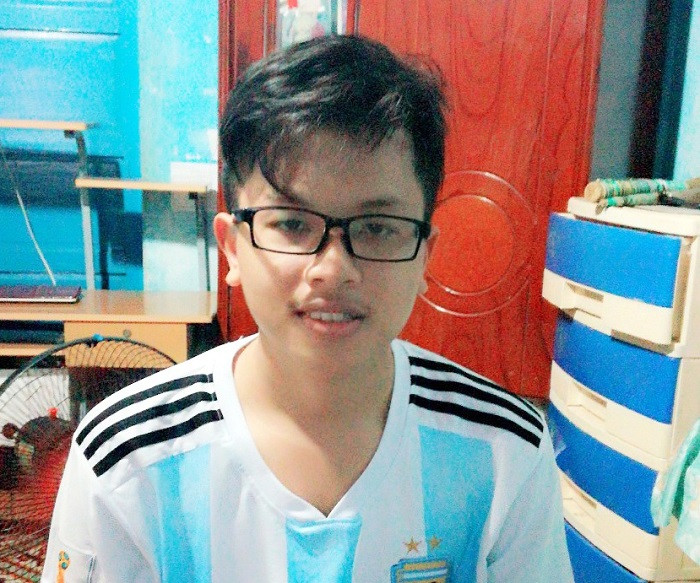 Em Đậu Ngọc Khánh (Ảnh: tác giả cung cấp). Em Đậu Ngọc Khánh (Ảnh: tác giả cung cấp).