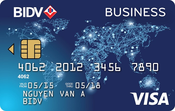 Thẻ BIDV Visa Business. Thẻ BIDV Visa Business.
