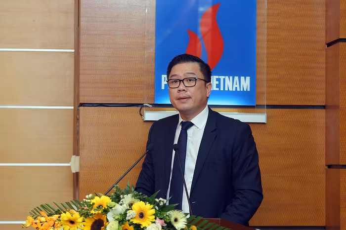 Chủ tịch Hội đồng thành viên An Phát Holdings Phạm Ánh Dương phát biểu tại buổi lễ.