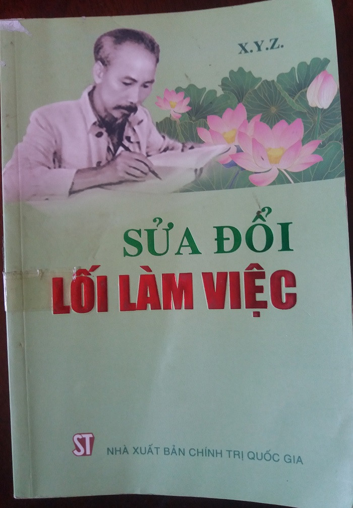 Bìa cuốn sách Sửa đổi lối làm việc của Chủ tịch Hồ Chí Minh (Ảnh: tác giả cung cấp). Bìa cuốn sách Sửa đổi lối làm việc của Chủ tịch Hồ Chí Minh (Ảnh: tác giả cung cấp).
