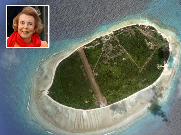 Hòn đảo nhìn từ trên cao