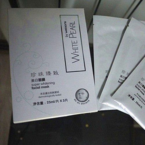 Sản phẩm mặt nạ dưỡng da White Pearl của Watsons chị Jin đã sử dụng. Sản phẩm mặt nạ dưỡng da White Pearl của Watsons chị Jin đã sử dụng.