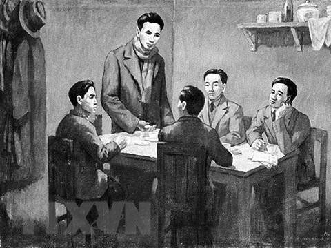 Từ ngày 6/1-7/2/1930, Hội nghị hợp nhất các tổ chức Cộng sản, thành lập Đảng Cộng sản Việt Nam họp ở Hong Kong (Trung Quốc) dưới sự chủ trì của đồng chí Nguyễn Ái Quốc thay mặt cho Quốc tế Cộng sản. (Ảnh: Tư liệu/TTXVN phát) Từ ngày 6/1-7/2/1930, Hội nghị hợp nhất các tổ chức Cộng sản, thành lập Đảng Cộng sản Việt Nam họp ở Hong Kong (Trung Quốc) dưới sự chủ trì của đồng chí Nguyễn Ái Quốc thay mặt cho Quốc tế Cộng sản. (Ảnh: Tư liệu/TTXVN phát)
