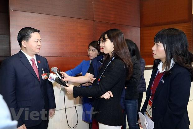 Đại biểu Lê Đức Thọ, Đoàn Đảng bộ Khối Doanh nghiệp Trung ương. (Ảnh: TTXVN) Đại biểu Lê Đức Thọ, Đoàn Đảng bộ Khối Doanh nghiệp Trung ương. (Ảnh: TTXVN)