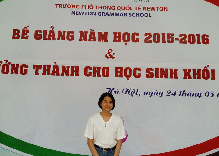 Thu Phương xuất sắc giành học bổng 100% Đại học Truman. ảnh: Ngọc Quang. Thu Phương xuất sắc giành học bổng 100% Đại học Truman. ảnh: Ngọc Quang.