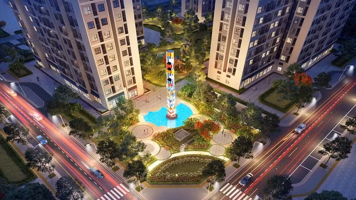 Ngọn hải đăng - biểu tượng của phân khu Sapphire 1.