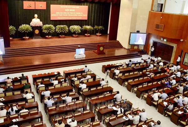 Hội nghị tại điểm cầu Thành phố Hồ Chí Minh. Hội nghị tại điểm cầu Thành phố Hồ Chí Minh.