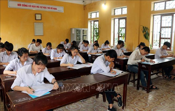 Thí sinh tham gia kì thi quốc gia (Ảnh minh họa: TTXVN). Thí sinh tham gia kì thi quốc gia (Ảnh minh họa: TTXVN).