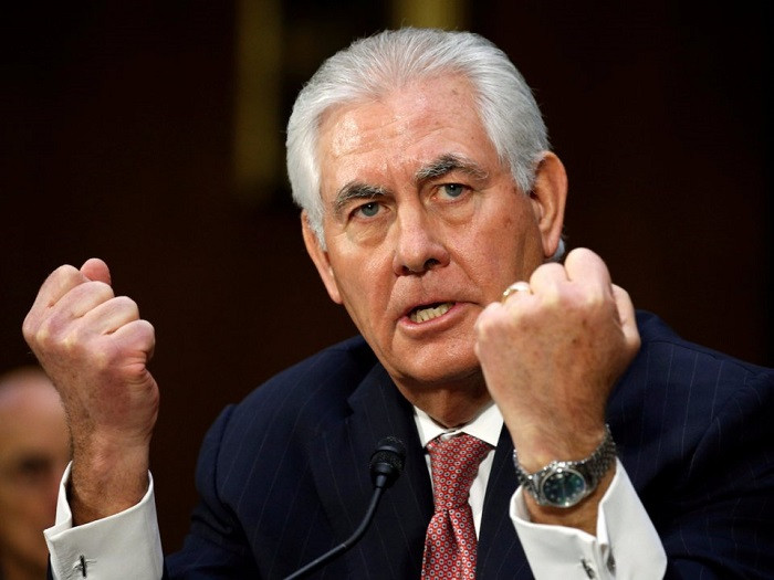 Cựu Ngoại trưởng Mỹ Rex Tillerson.