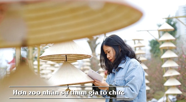 Hơn 200 nhân sự dày công tỉ mỉ trong từng khâu tổ chức, làm việc không ngày nghỉ, mang tới trải nghiệm du xuân độc đáo, riêng có tại Vinhomes Ocean Park.