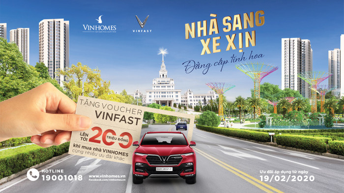 “Nhà sang, xe xịn - đẳng cấp tinh hoa” là chương trình tri ân đặc biệt, khẳng định những ưu đãi riêng có của hệ sinh thái Vingroup. “Nhà sang, xe xịn - đẳng cấp tinh hoa” là chương trình tri ân đặc biệt, khẳng định những ưu đãi riêng có của hệ sinh thái Vingroup.