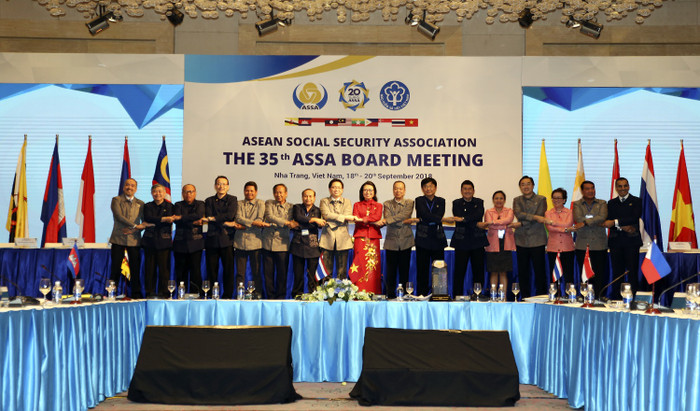 Đại diện các tổ chức thành viên ASSA chụp ảnh lưu niệm tại Hội nghị ASSA 36.