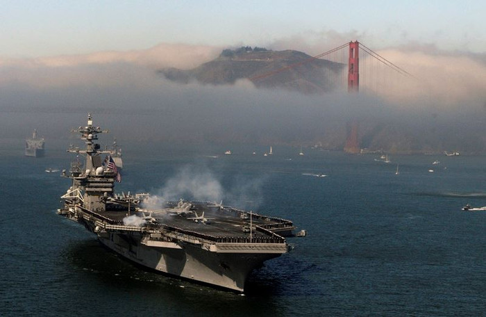 Tàu sân bay lớp Nimitz USS Carl Vinson (Ảnh minh họa: theo Mil). Tàu sân bay lớp Nimitz USS Carl Vinson (Ảnh minh họa: theo Mil).