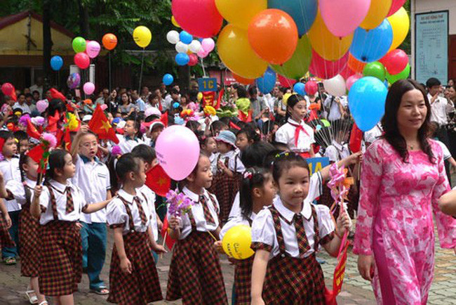 Buổi lễ khai giảng năm học mới (Ảnh minh họa: vtv.vn). Buổi lễ khai giảng năm học mới (Ảnh minh họa: vtv.vn).