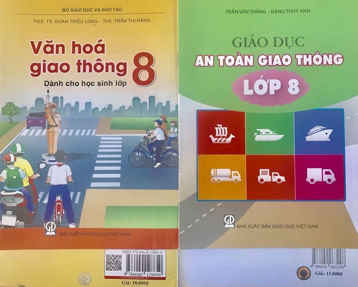 Bộ sách An toàn giao thông lớp 8 (Ảnh: tác giả cung cấp). Bộ sách An toàn giao thông lớp 8 (Ảnh: tác giả cung cấp).