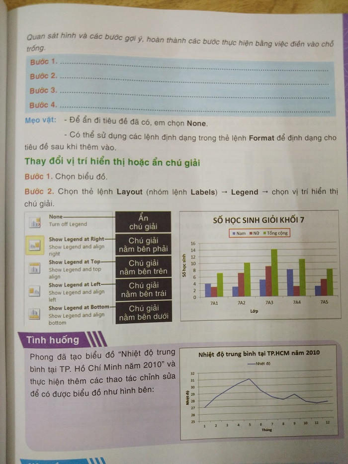 Các bài tập yêu cầu học sinh làm trực tiếp trên sách (Ảnh: tác giả cung cấp). Các bài tập yêu cầu học sinh làm trực tiếp trên sách (Ảnh: tác giả cung cấp).