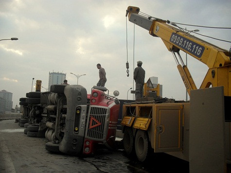 Hiện trường vụ tai nạn. Ảnh: Ngọc Khánh