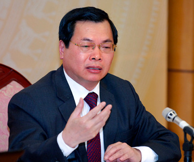 Ông Vũ Huy Hoàng - Bộ trưởng Bộ Công thương. Ông Vũ Huy Hoàng - Bộ trưởng Bộ Công thương.