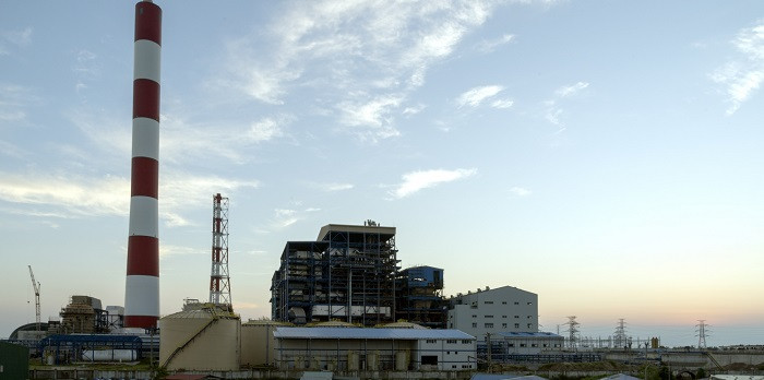 Toàn cảnh công trường nhà máy nhiệt điện Thái Bình 2.