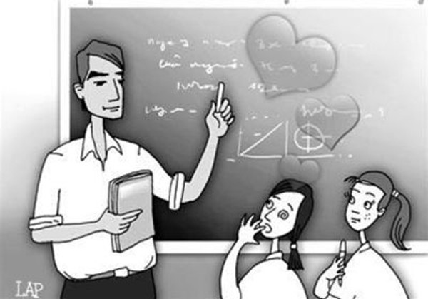 Tình cảm thầy trò (Ảnh minh họa: LAP). Tình cảm thầy trò (Ảnh minh họa: LAP).